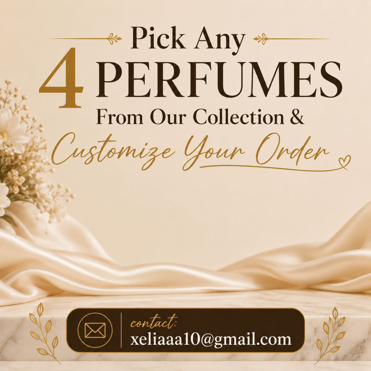 Premium Perfume Gift Set , 4 Travel Sprays, 35ml Each Eau De Parfum Long lasting