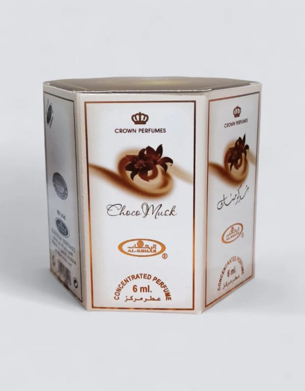 (6-Pack) Al-Rehab Choco Musk Roll On Perfume Oil Men Women