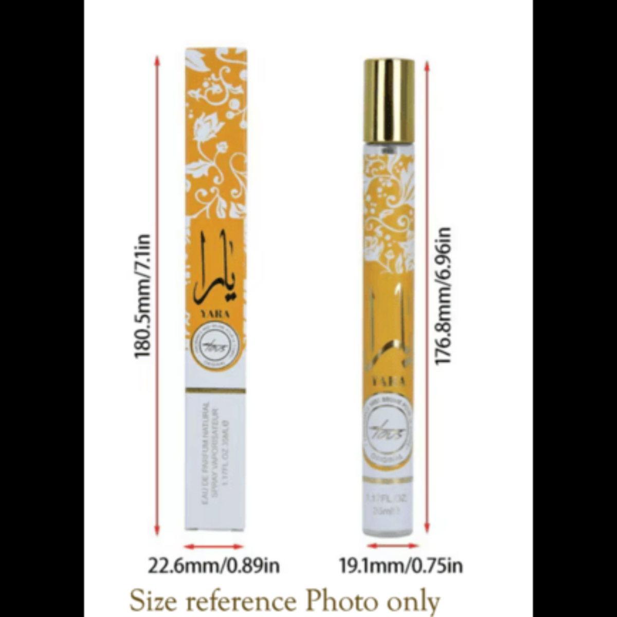 Perfume Asad  Black Travel Size 35 ML, Eau De Parfum Spray for Men