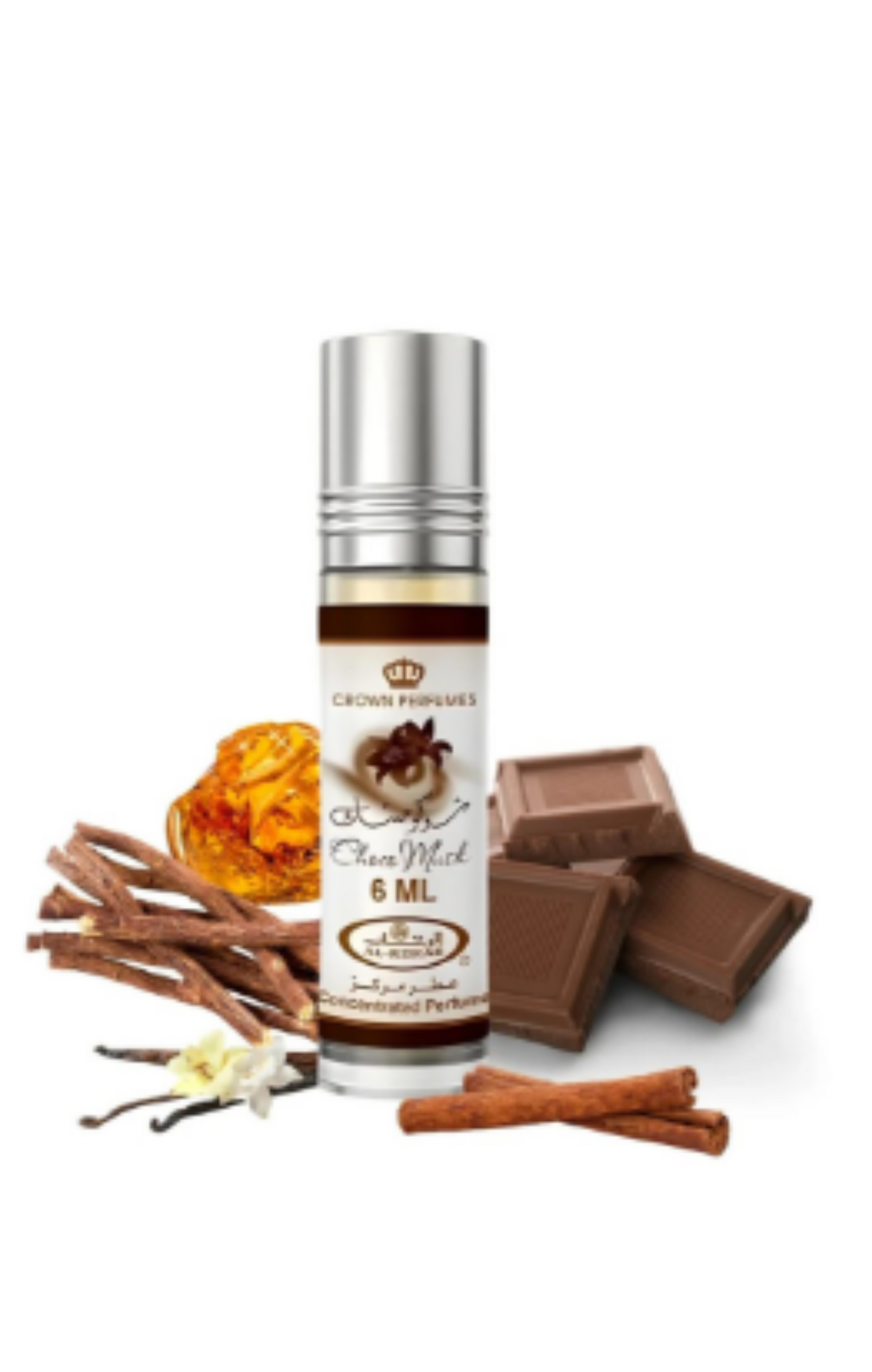 Chocomusk Roll-On Perfume Oil by Alrehab, 6ml, Gourmand Fragrance, Concentrated Perfume Oil, Premium Gift for Her, Attar Oil, Affordable