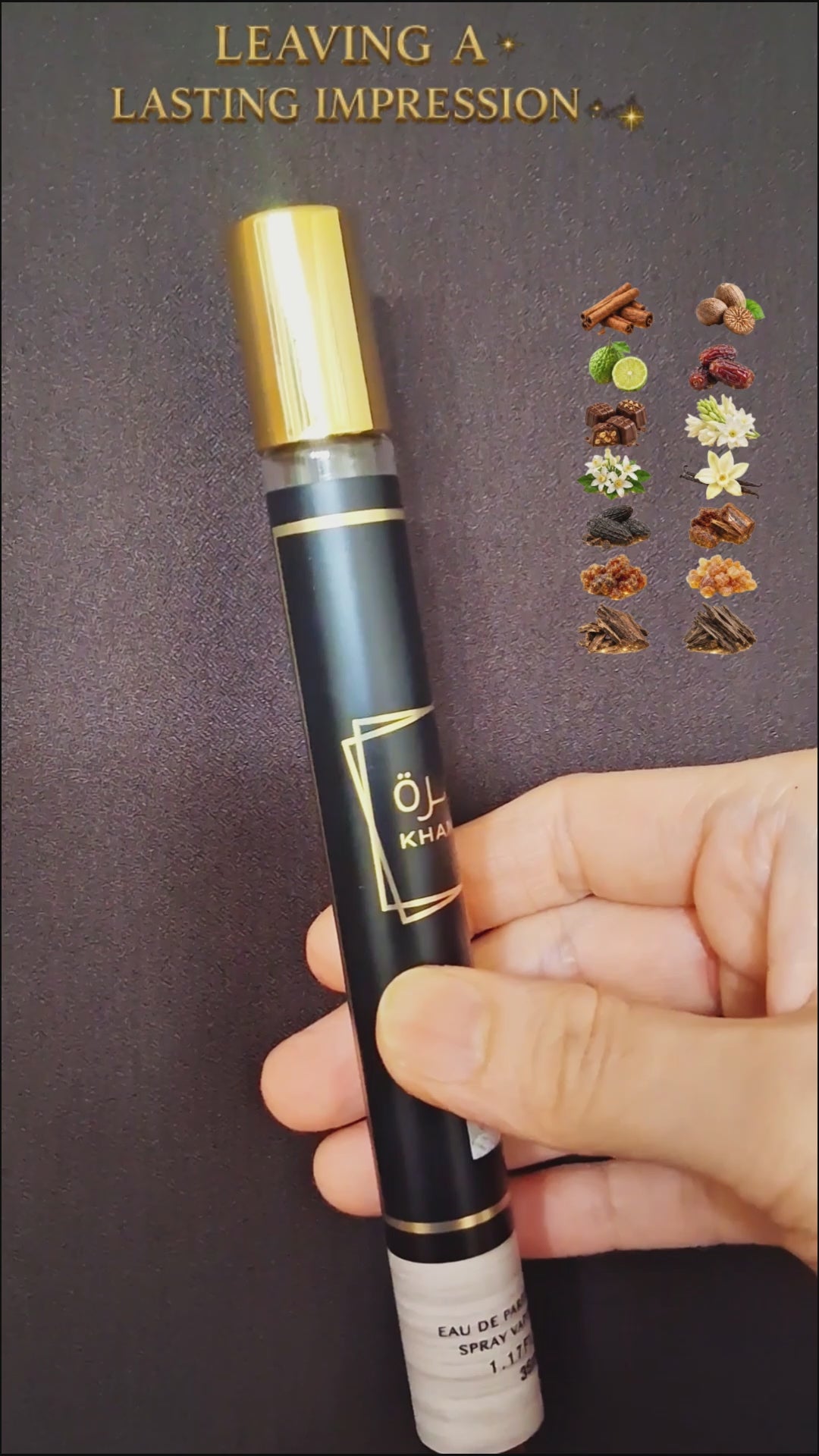 Perfume Khamra Travel Size 35 ML, Eau De Parfum Spray for Men